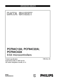 Datasheet PCF84C12A manufacturer Philips